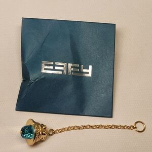*NEW Effy Teal Bell Bag Charm